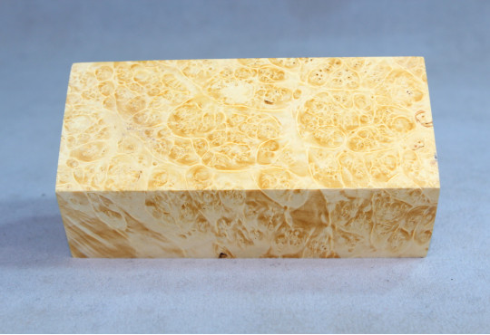 Stabilized Maple Burl Wood Mod Block